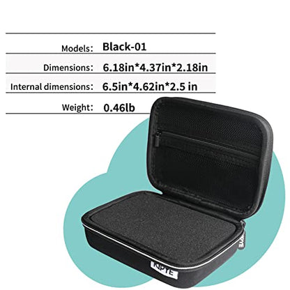 Electronics Organizer Travel Case,DIY Sponge Protection Electronic Organizer Travel Carrying Case Tech Accessories Hard Case Tech Pouch for Mouse Projector Charger Phone Earphone Hard Disk - size: 6.18in*4.37in*2.18in
