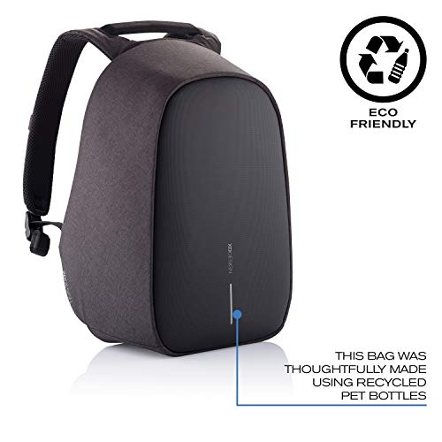 XDDesign HERO Small Anti-Theft Laptop Backpack 10.5L with 13.3" Laptop /12.9" Tablet Compartment | Slash-Resistant | Eco Friendly | Waterproof | Anti-shocked Travel Backpack w/USB Charging Port