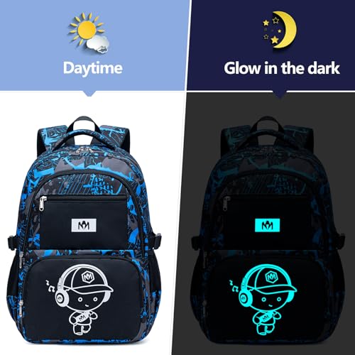 Bluboon Kids Backpack Boys Camo Bookbag Teens Elementary School Bag Daypack Travel Back Pack Middle school (Camo-boy) - color: Camo-boy