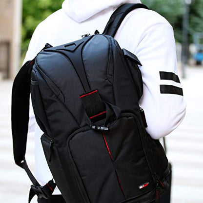 Deco Gear DSLR Camera Backpack, Customizable Compartments for Cameras, Lenses, Accessories & Laptop, Weather Protective, Perfect for Canon Nikon & Sony Photographers (Can Also Turn Into Sling Bag)