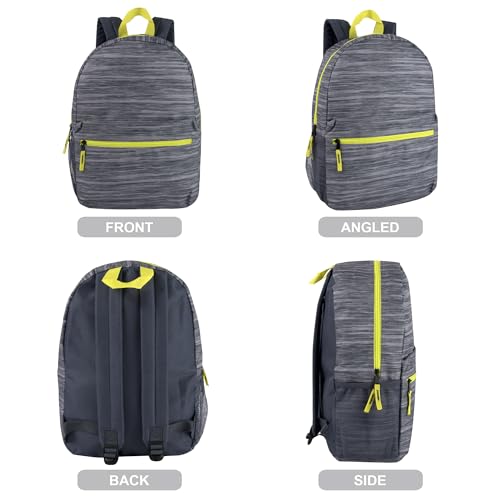 Trail maker 17 inch Backpack for Travel & Commute, Zippered Front & Mesh Side Pockets, Padded Straps - color: Art Board