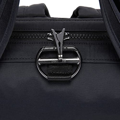 Pacsafe Women's Citysafe CX 17L Anti Theft Backpack-Fits 16 inch MacBook Pro, Econyl Black, One Size - color: Econyl Black