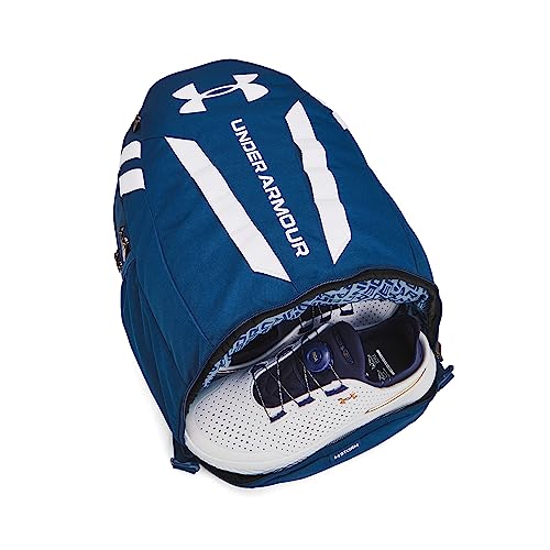Under Armour Unisex Hustle 5.0 Backpack - color: (426) Varsity Blue / White / White