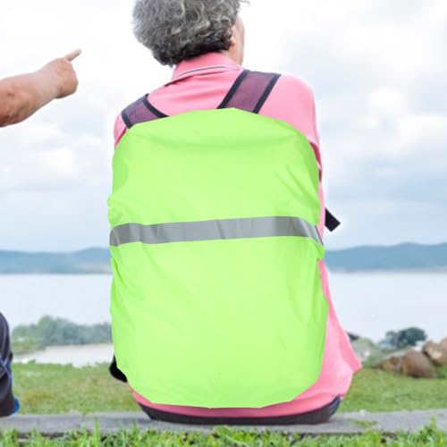 ibasenice Back Rain Cover Rear Bag Rain Covers Waterproof Back Covers Rucksacks Covers Waterproof School Bag - color: Light Green