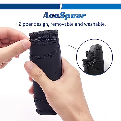 AceSpear Hand Weights for Women Men 1lb 2lbs 3lbs 4lbs Soft Dumbbells of 2, Detachable Walking Weight for Aerobics, Jogging, Running - color: Black, style: 2 lbs x 2
