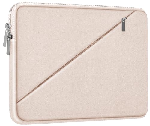 Laptop Sleeve 15.6 inch, Traveling Carrying Computer Bag with Zippered Pocket, Shockproof Protective Laptop Case Compatible for Apple Notebook, HP, Dell, Acer, Asus, Lenovo, Pink - color: Pink, size: 15.6 inch