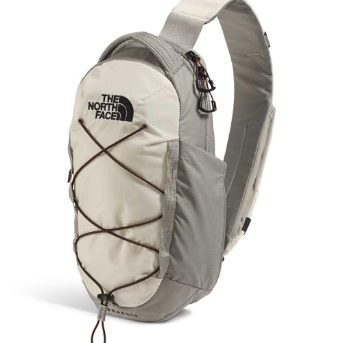 THE NORTH FACE Borealis SIing Bag | Crossbody Adjustable Strap, Water Repellent Finish, Multiple Compartments, Tablet Sleeve - color: Desert Stone/Stone Slab/Ember Soil