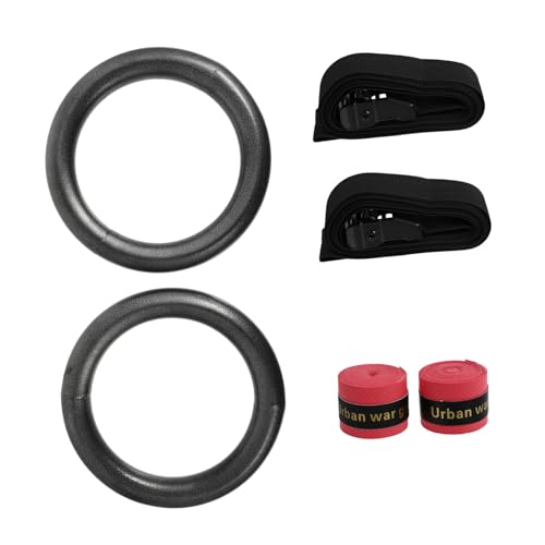 2pcs Home Fitness Rings Sturdy Training Equipment Fitness Ring Cord for Gym