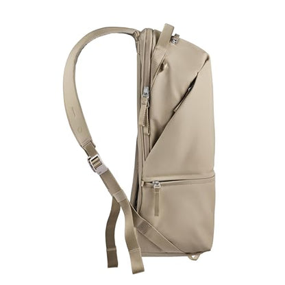 Urth Arkose 20L Backpack – 15” Laptop Bag, Weatherproof + Recycled (Beige) - color: Beige