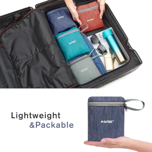 G4Free 10L Hiking Backpack Small Travel Hiking Daypack Lightweight Packable Backpack Casual Foldable Shoulder Bag | Lightweight Packable Daypack, Casual Foldable Shoulder Bag - color: Dark Blue