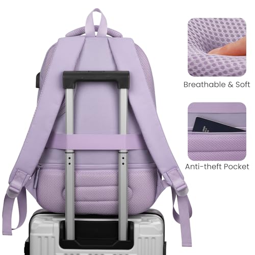 YAMTION Laptop Backpacks 214-Purple - color: Purple, size: 15.6 inch (1 pack)