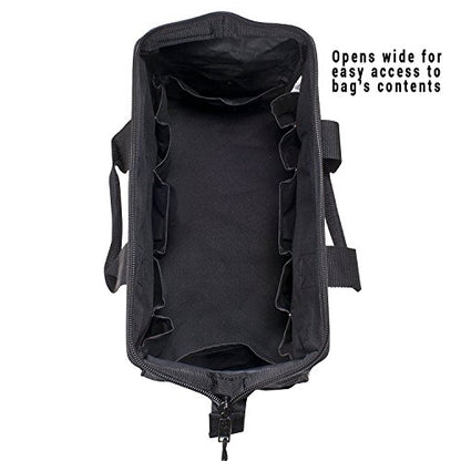 CLC Custom Leathercraft 1165 Large BigMouth Bag, 22 Pocket - size: Large BigMouth Bag with 22 Pocket