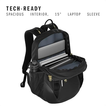 adidas Excelerator School Backpack 33L - color: Black/Gold Metallic
