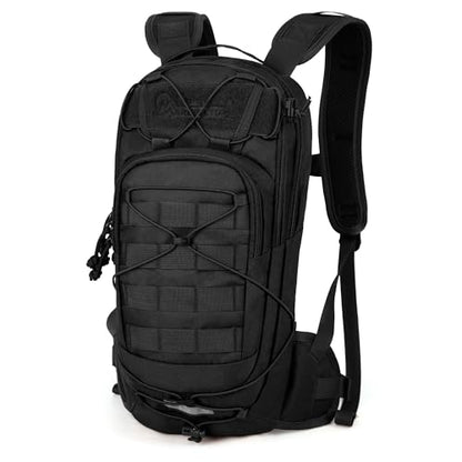 Mardingtop10L Small Tactical Molle Hydration Backpack,Cycling Backpack for Biking,Cycling and Running EDC Daypack - color: Black-New