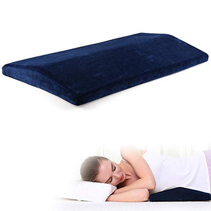 Soft Memory Foam Sleeping Pillow for Lower Back Pain,Multifunctional Lumbar Support Cushion for Hip,Sciatica and Joint Pain Relief,Orthopedic Side Sleeper Bed Pillow