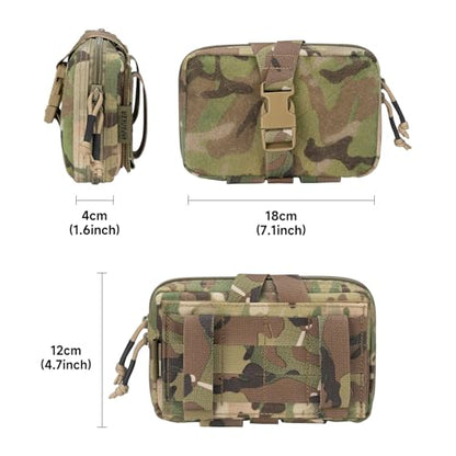 EXCELLENT ELITE SPANKER Tactical Molle Rip Away Ifak Pouch Utility First Aid Pouch Medical EMT Bag - color: Multicam