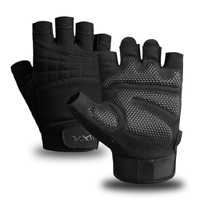 VWX Anti-Slip Gel Palm Workout Gloves for Men and Women - with Sweat-Wicking Fabric for Gym,Weight Lifting, Cycling, Weightlifting, Exercise, Climbing - size: Large