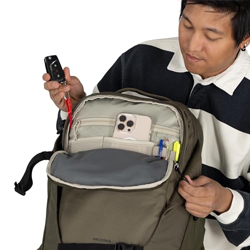 Osprey Proxima 30L Campus Laptop Backpack - Everyday Bag with Tech Storage, Bottle Pockets & Comfortable Carry, Earl Grey - color: Earl Grey