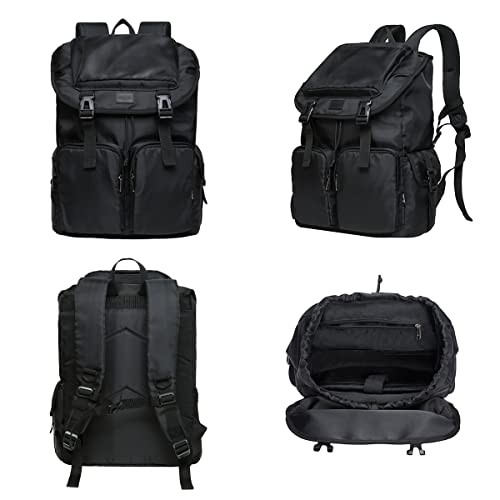 KAUKKO Travel Laptop Backpack, Outdoor Rucksack, Causal backpack Fits 15.6" (24-BLACK) - color: 24-black, size: Large