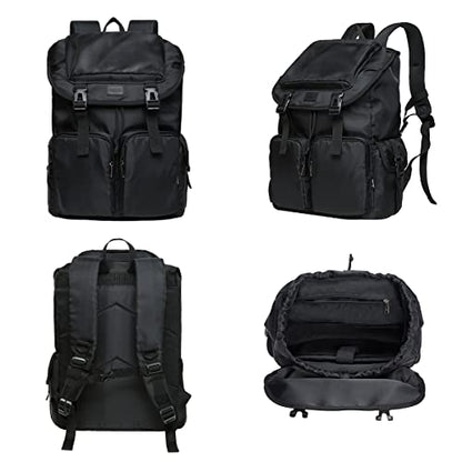 KAUKKO Travel Laptop Backpack, Outdoor Rucksack, Causal backpack Fits 15.6" (24-BLACK) - color: 24-black, size: Large