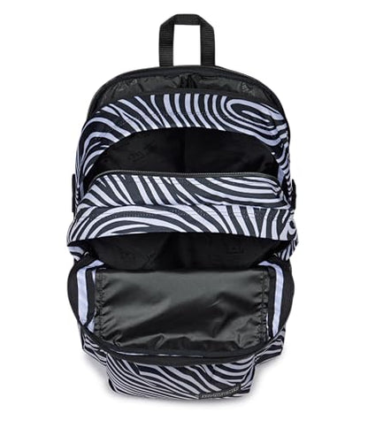 JanSport Main Campus Backpack - Travel or Work Backpack with 15-Inch Laptop Sleeve and Dual Water Bottle Pockets, Surreal Swirlies - color: Surreal Swirlies