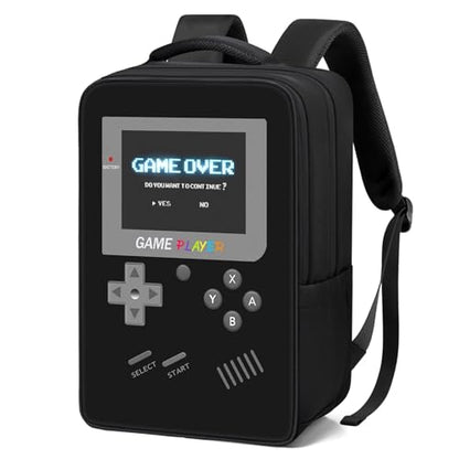 Gamer Backpack for Boys,School Boys Backpack for Kids Children Teens Elementary Middle High School,17" Large Capacity Student Bookbag & Multifunctional Video Game Travel Bag - color: Black-backpack Only