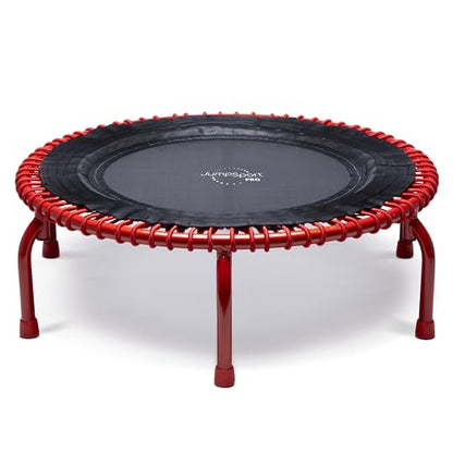 JumpSport 44" PRO Fitness Trampoline, Model 550 Workout Exercise Rebounder, Red