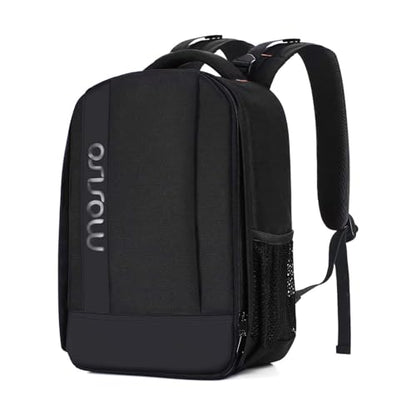 MOSISO Camera Backpack,DSLR/SLR/Mirrorless Photography Backpack Buffer Padded Shockproof Camera Bag with Customized Modular Inserts&Tripod Holder Compatible with Canon,Nikon,Sony etc, Black - color: Black