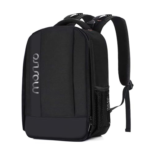 MOSISO Camera Backpack,DSLR/SLR/Mirrorless Photography Backpack Buffer Padded Shockproof Camera Bag with Customized Modular Inserts&Tripod Holder Compatible with Canon,Nikon,Sony etc, Black - color: Black