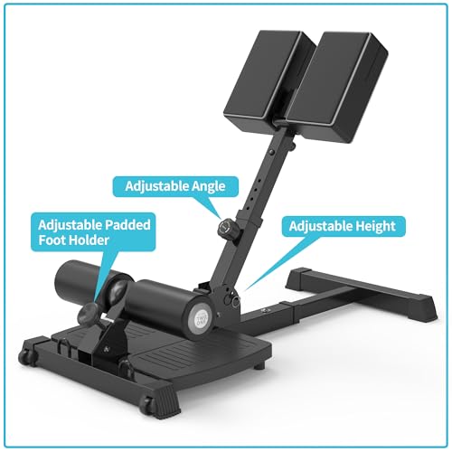 leikefitness Sissy Squat Machine, Deluxe Multi-Function Deep Sissy Squat Bench Workout Station, Leg Exercise Machine for Home Gym