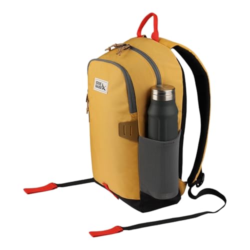 Eddie Bauer University Backpack 22L | Everyday Carry | Work | Travel | Commuter | Padded Laptop Sleeve | Stretch Bottle Pockets | Lightweight | Durable - Field Gold - color: University - Field Gold, size: 22L