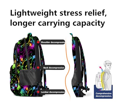 Casual Lightweight Backpacks for Boys & Girls, School Bookbags, 15 "Laptop Backpack, Travel Bag (213htcai) - color: 213htcai