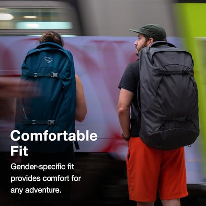 Osprey Farpoint 55L Men's Travel Backpack, Gopher Green - color: Gopher Green, size: 55L