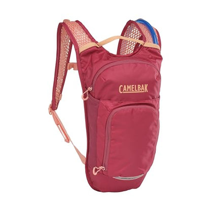 CamelBak Mini M.U.L.E. Kids Hydration Backpack, Lightweight Trail and Bike Pack with 50oz Reservoir - color: Berry