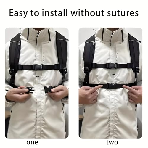 Adjustable Backpack Chest Strap, Lightweight Minimalist Polyester Stabilizer with Buckle for Hiking, Camping and Travel, Secure Fit, Luggage Straps