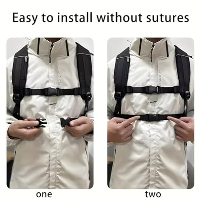Adjustable Backpack Chest Strap, Lightweight Minimalist Polyester Stabilizer with Buckle for Hiking, Camping and Travel, Secure Fit, Luggage Straps