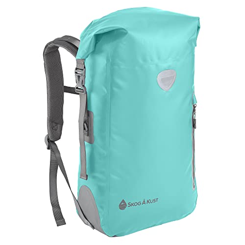 Skog Å Kust BackSak Waterproof Backpack, 25 & 35 Liter Sizes | Heavy Duty, Gear Bag, Sports, Travel, & More - color: Mint