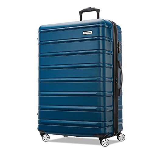 Samsonite Omni 2 Hardside Expandable Luggage with Spinner Wheels, Checked-Large 28-Inch, Lagoon Blue - color: Lagoon Blue, size: Checked-Large Spinner