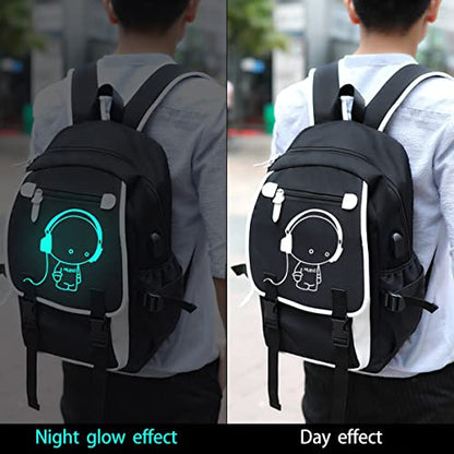 Asge Large 3 Piece Backpack Set - Boys & Girls Teenage Reflective Waterproof School Satchel for Travel & Outdoor - color: Oslei128-2