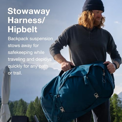 Osprey Farpoint 70L Men's Travel Backpack, Tunnel Vision Grey - color: Tunnel Vision Grey, size: 70L