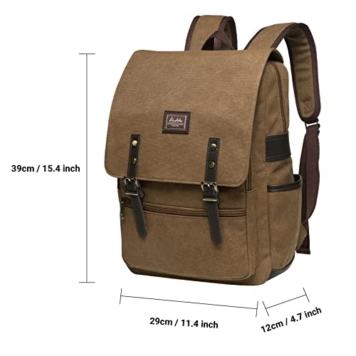 KAUKKO Casual Daypacks Multipurpose backpacks Outdoor Backpack Travel Casual Rucksack Laptop Backpack Fits 15" - color: 16-khaki