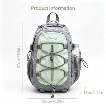 Small Hiking Backpack, Water-Resistant Lightweight Daypack with Compression Straps, Multi-Pocket Outdoor Backpack for Men Women, Camping, Travel, Hiking, Daily Use
