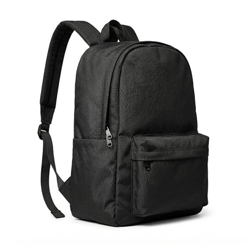 Black Business Laptop Backpack Lightweight 16 Inch Notebook Commuter Daypack Organizer