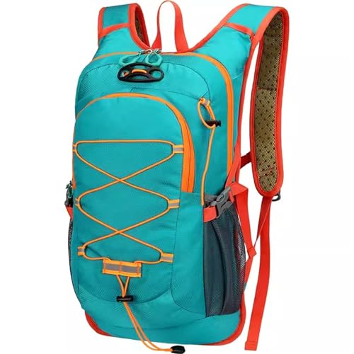 Lightweight Cycling Hydration Backpack,Large Capacity Pack for Travel,Hiking,Climbing,Skiing,Running Daypack for Men Women (Green) - color: Green