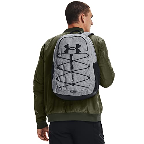 Under Armour Hustle Sport Backpack - color: Pitch Gray Medium Heather (012)/Black