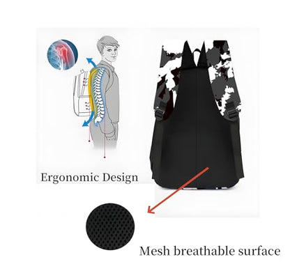 simple portable backpack, student backpack, outdoor leisure bag, computer bag (52xhei) - color: 52xhei