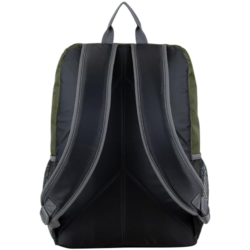 FUEL Top Loader Lunch Backpack Set Water Resistant Backpack Bookbag Bag Soft Reusable Insulated Cooler Box Thermal Travel Office Bag, Army Green - color: Army Green