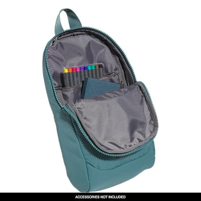 adidas Essentials 3 Crossbody – Sling Bag with Phone Pocket - color: Preloved Teal Green/Aurora Green Ivy