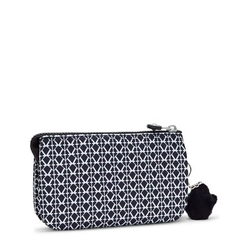 Kipling Women's Creativity Large Pouch, Versatile Cosmetics Kit, Lightweight Travel Organizer - color: Signature Print, size: 7.25''L x 4.25''H x 1.5''D