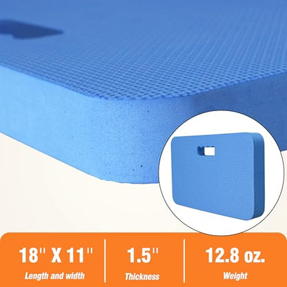 Gardzen Extra Thick Garden Kneeling Pad - for Gardening, Baby Bath, Yoga, Pilates, Exercise, 18"x11"x1.5", Blue - size: 18"x11"x1.5"
